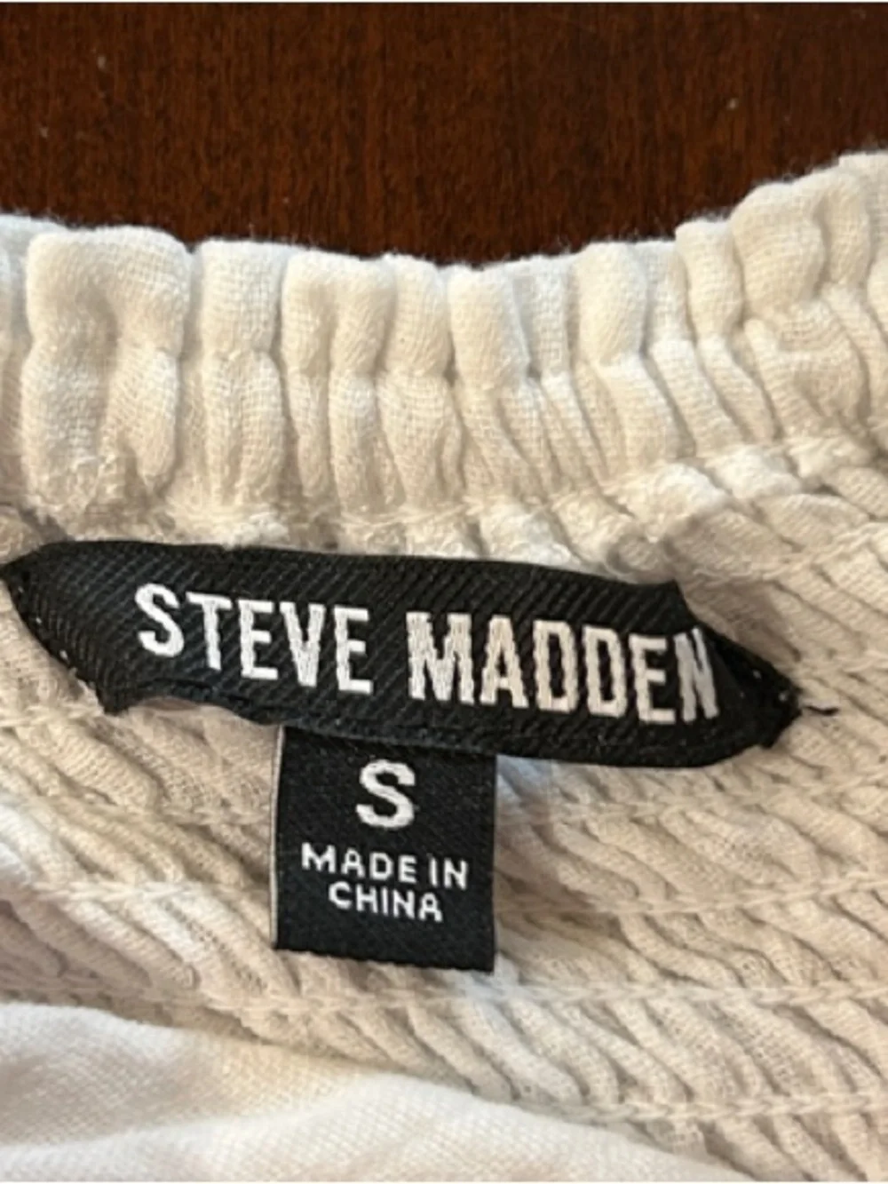 Steve Madden White Sleeveless V-Neck Maxi Dress - Picture 2 of 3